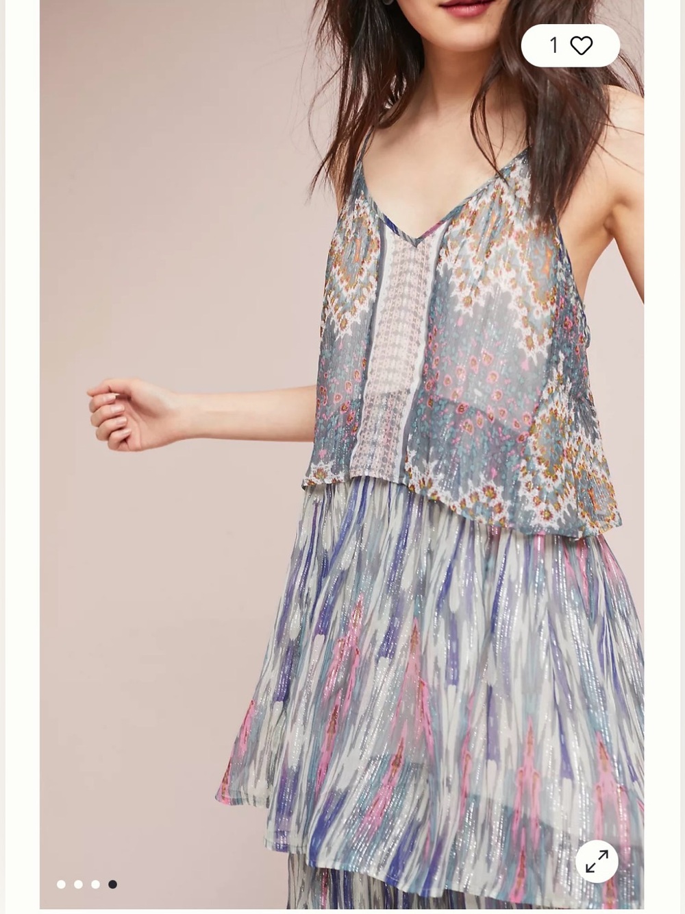 EUC Meadow Rue by Anthropologie Josie Tiered Maxi Dress — Size 2 - Picture 3 of 11